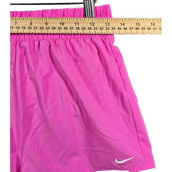 New Nike One Dri-FIT Pink 3" Brief-Lined Shorts Size L Loose Fit Hi-Ris 00013 - Picture 5 of 8